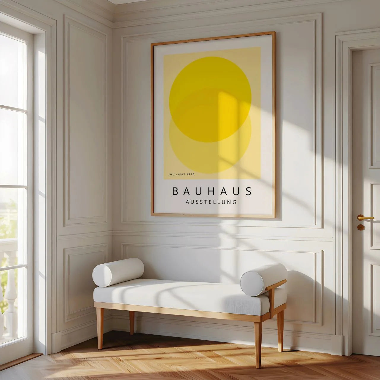 Bauhaus Amarillo Calma Póster