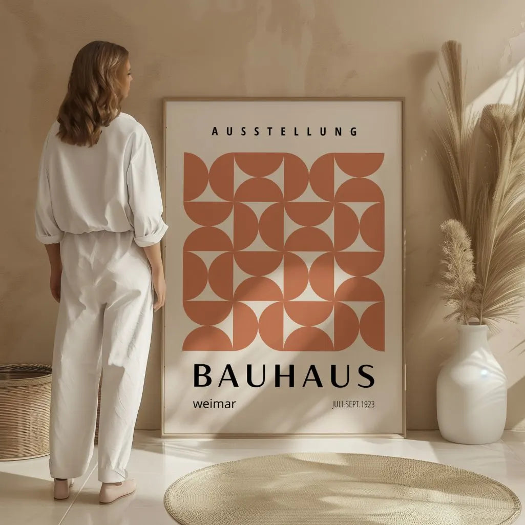 Bauhaus Ladrillo Rítmico Póster