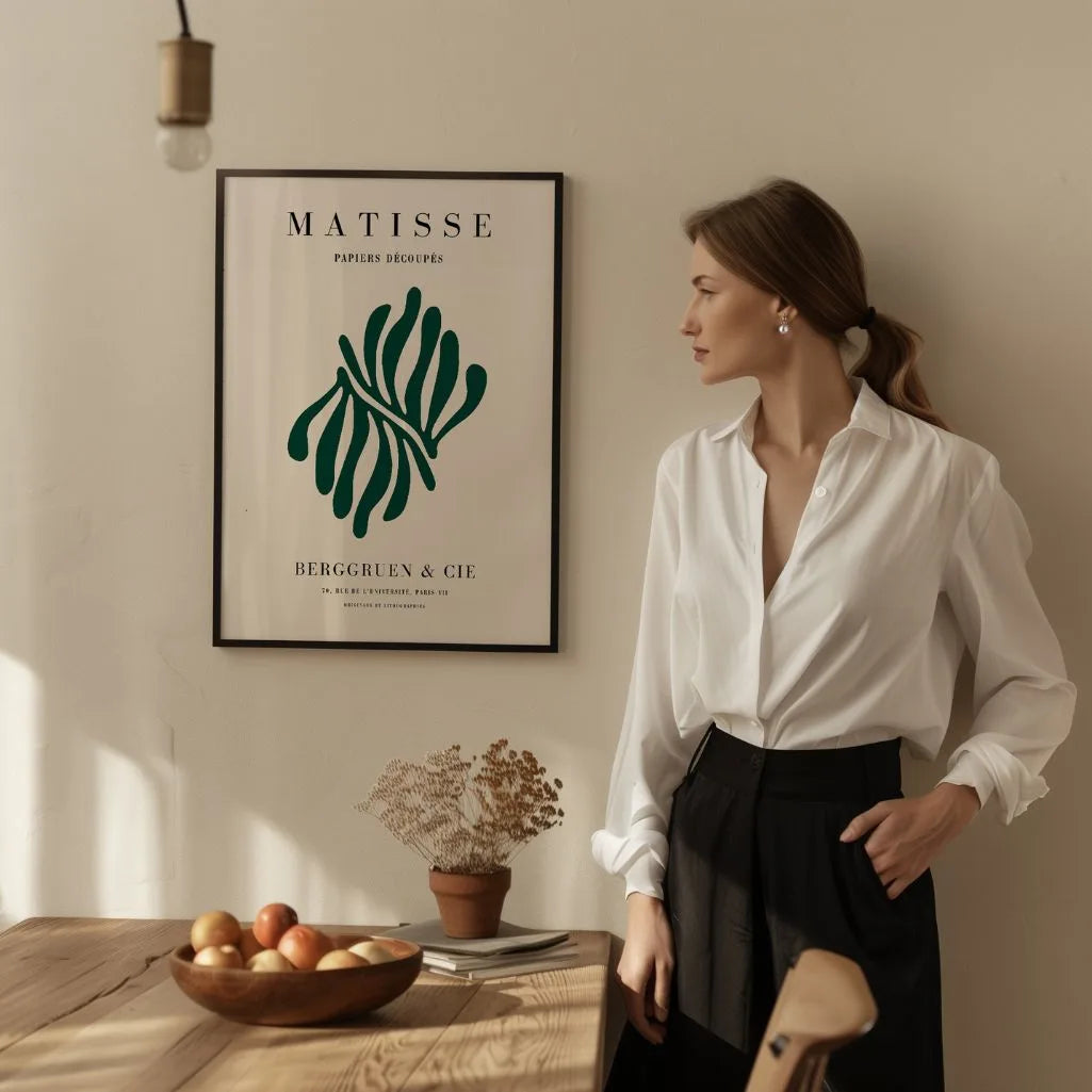 Matisse Verde Botella Póster