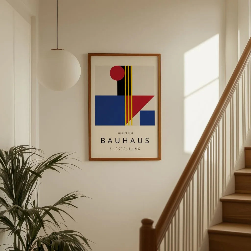 Bauhaus Contraste Color Póster