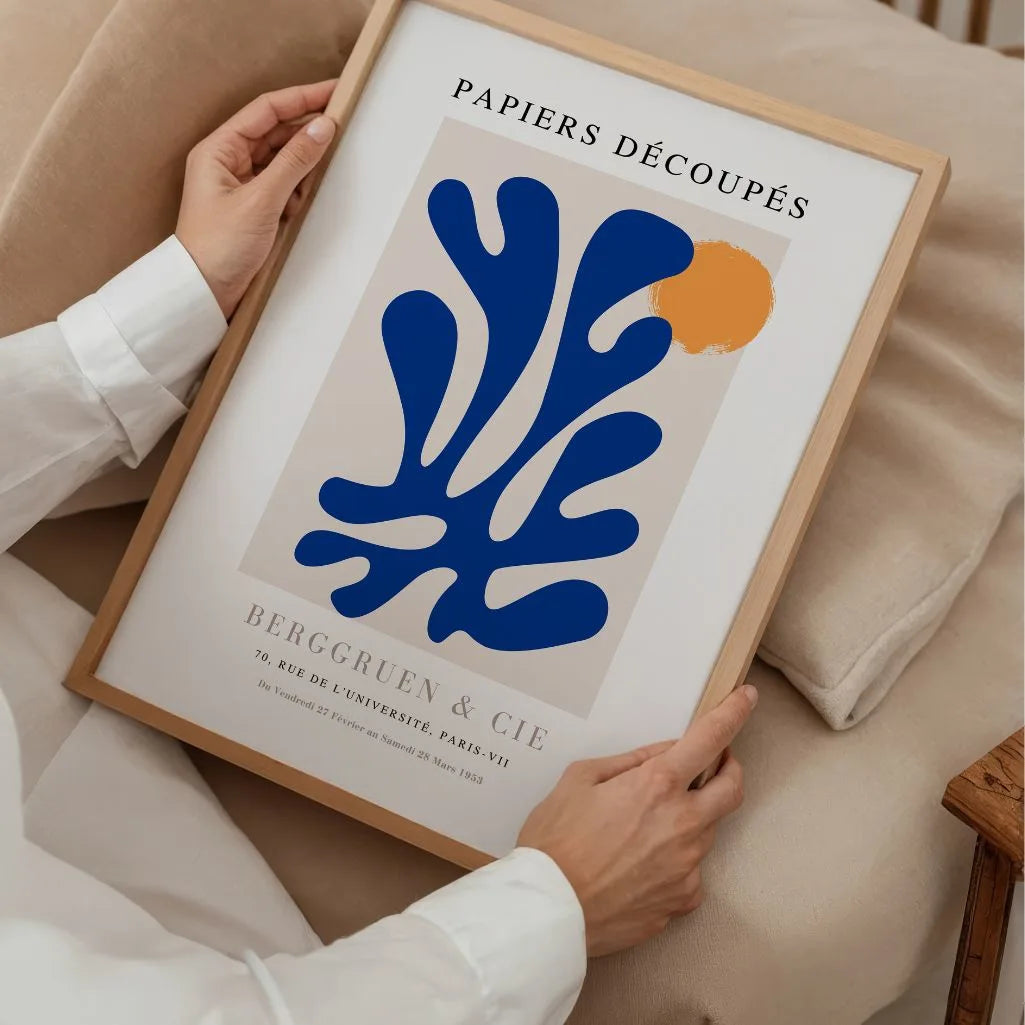 Matisse Azul Sereno Póster