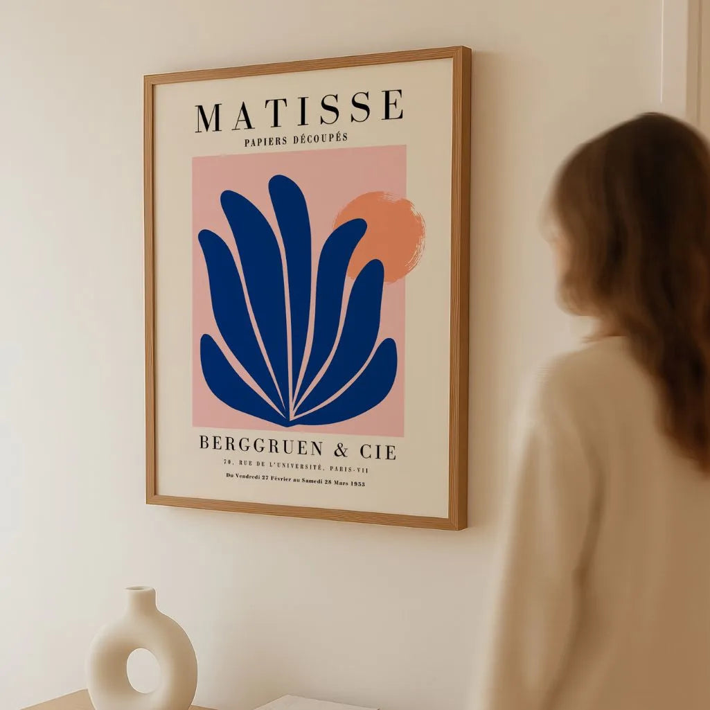 Matisse Azul Rosa Póster