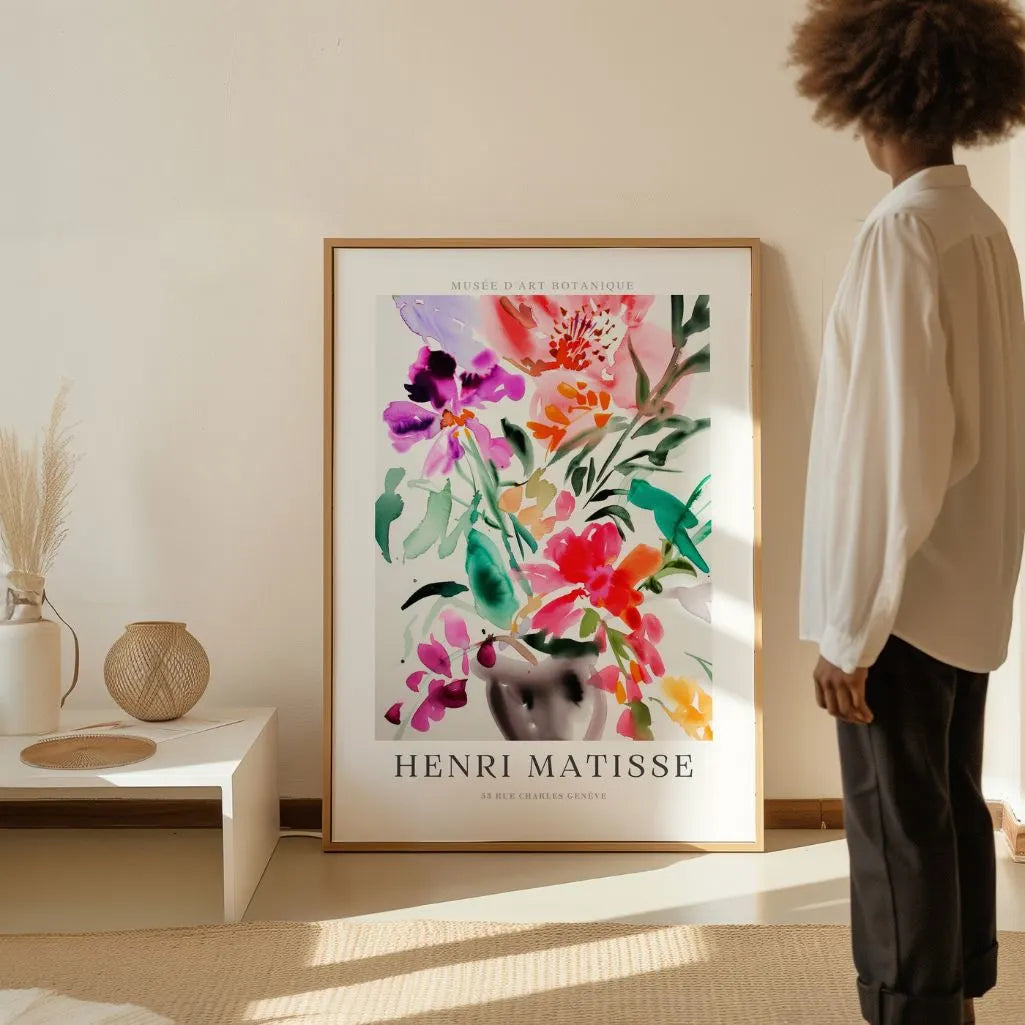 Matisse Bouquet Acuarela Póster