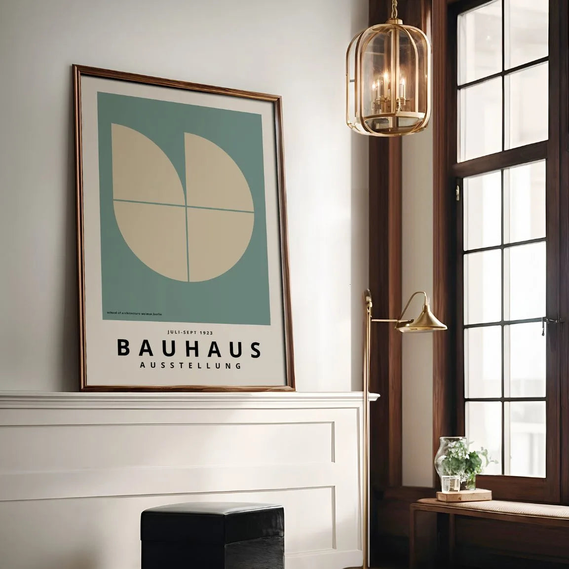 Póster Bauhaus Verde Claro