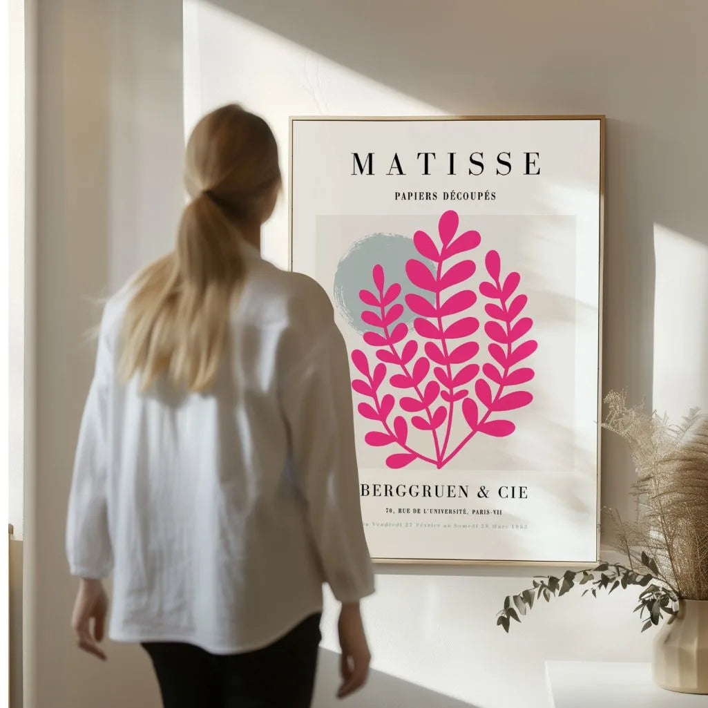 Matisse Rosa Rama Póster