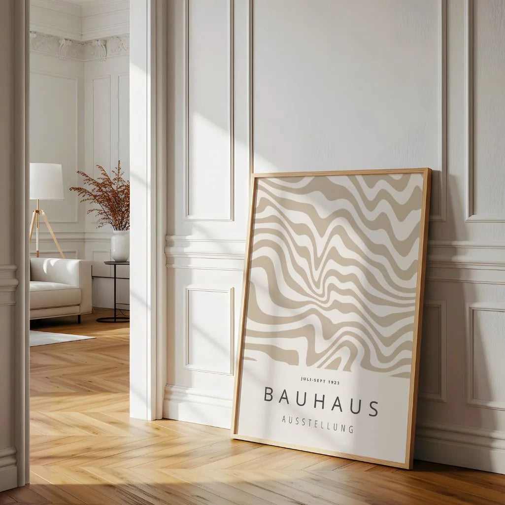 Bauhaus Ondas Suaves Póster