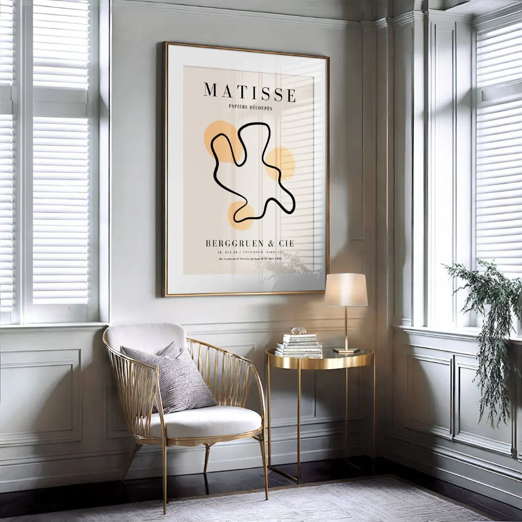 Póster Matisse Línea Abstracta