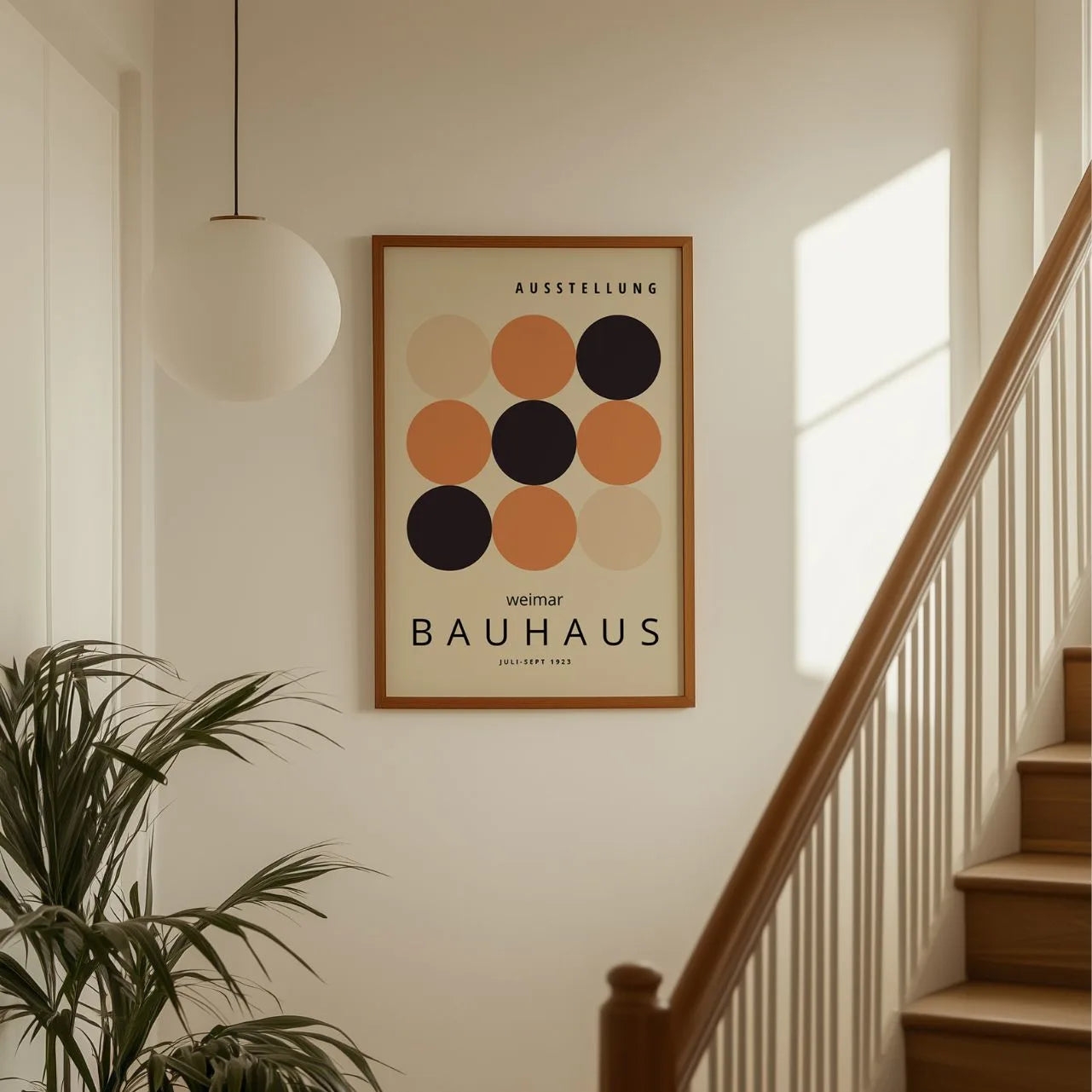 Bauhaus Círculos Calma Póster