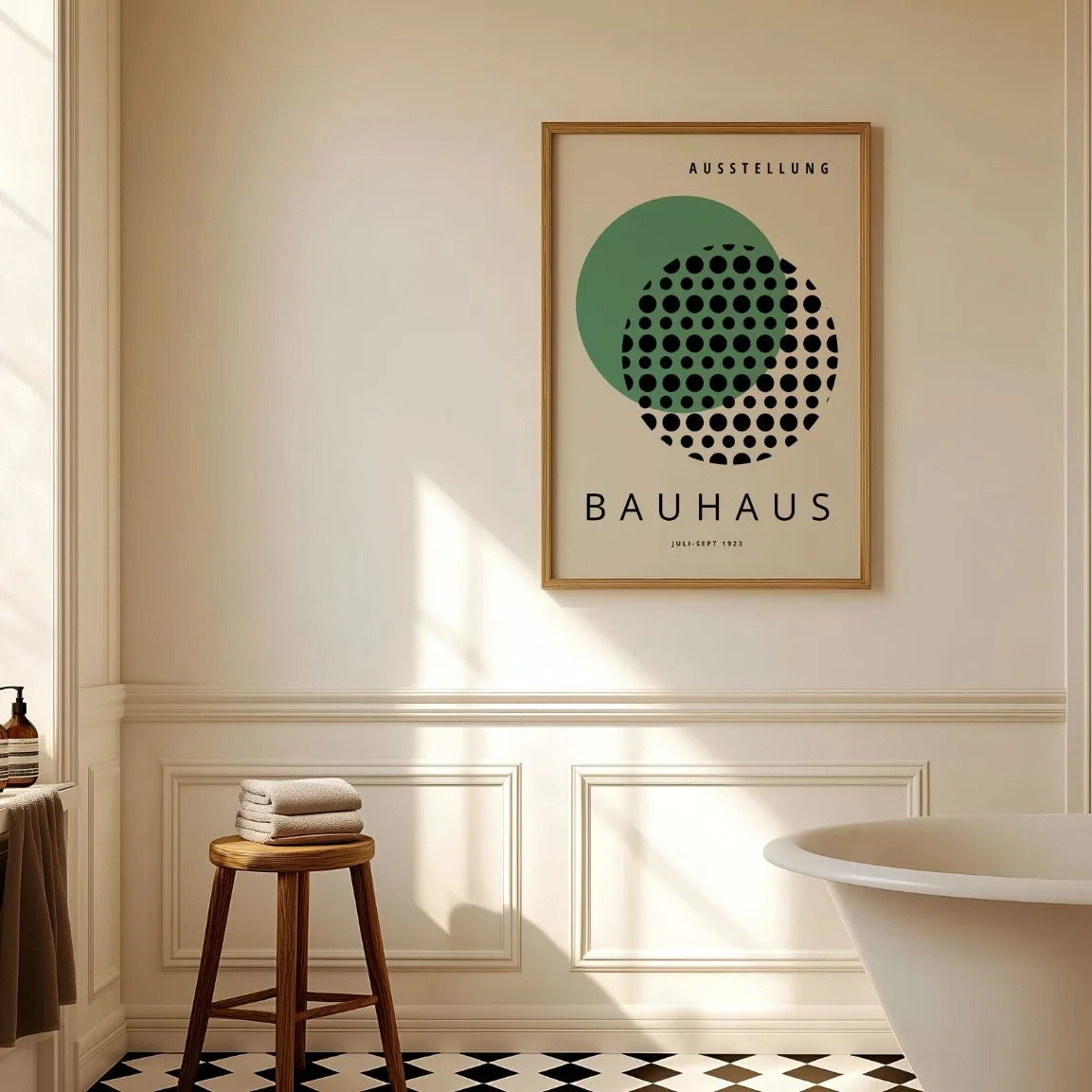 Bauhaus Verde Óptico Póster