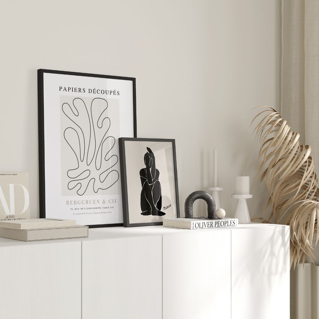 Póster Matisse Coral Dibujo Lineal
