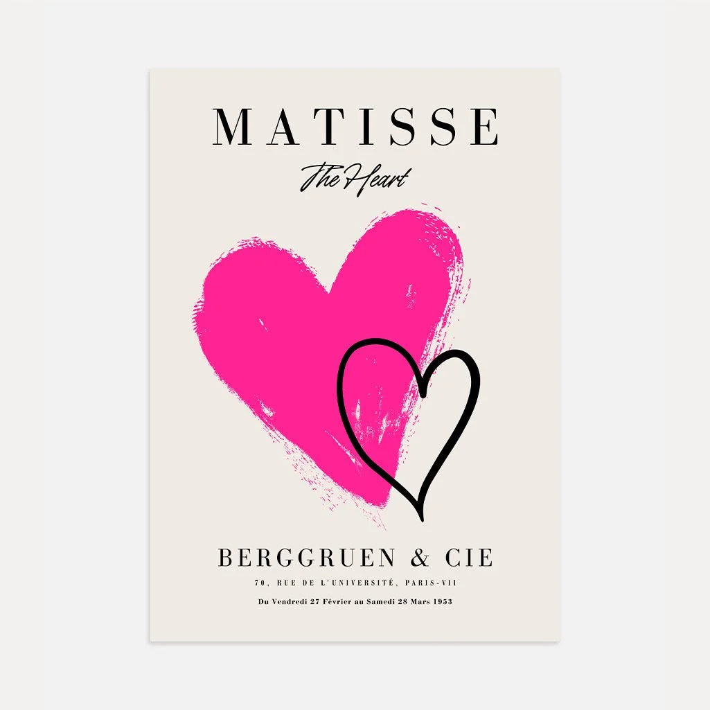 Henri Matisse El Corazón Póster