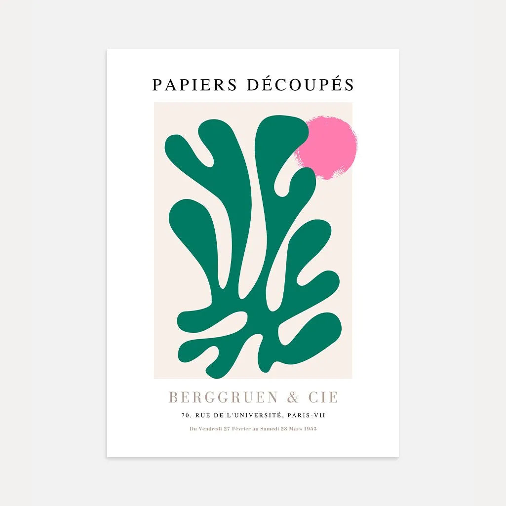 Matisse Verde Botánico Póster