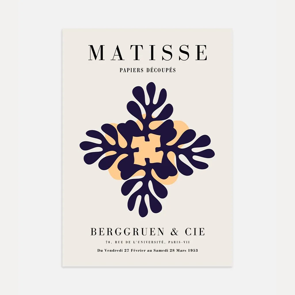 Póster Matisse Formas Naturales