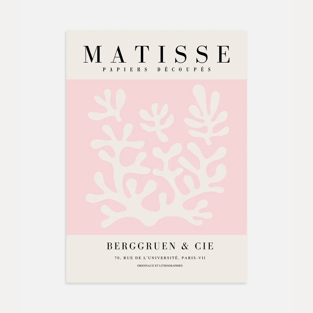 Matisse Rosa Empolvado Póster