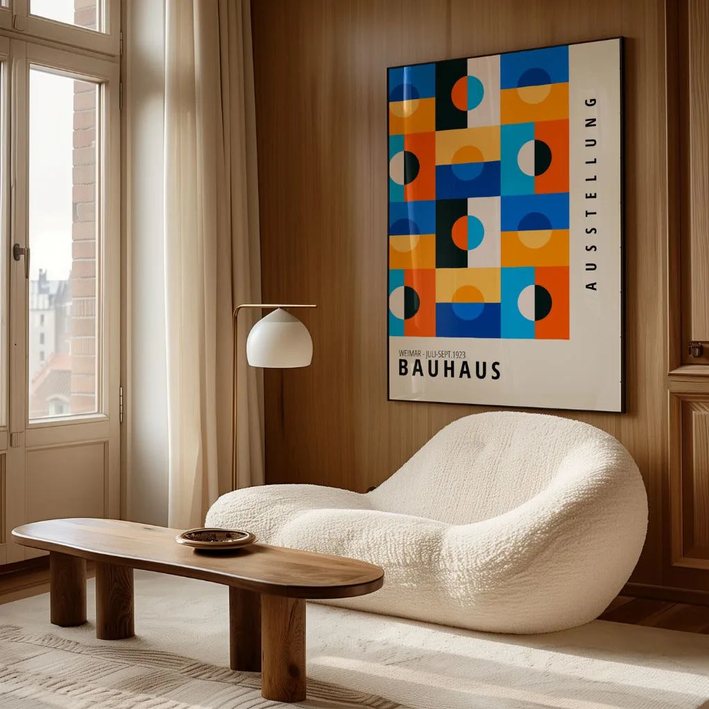 Bauhaus Armonía Color Póster
