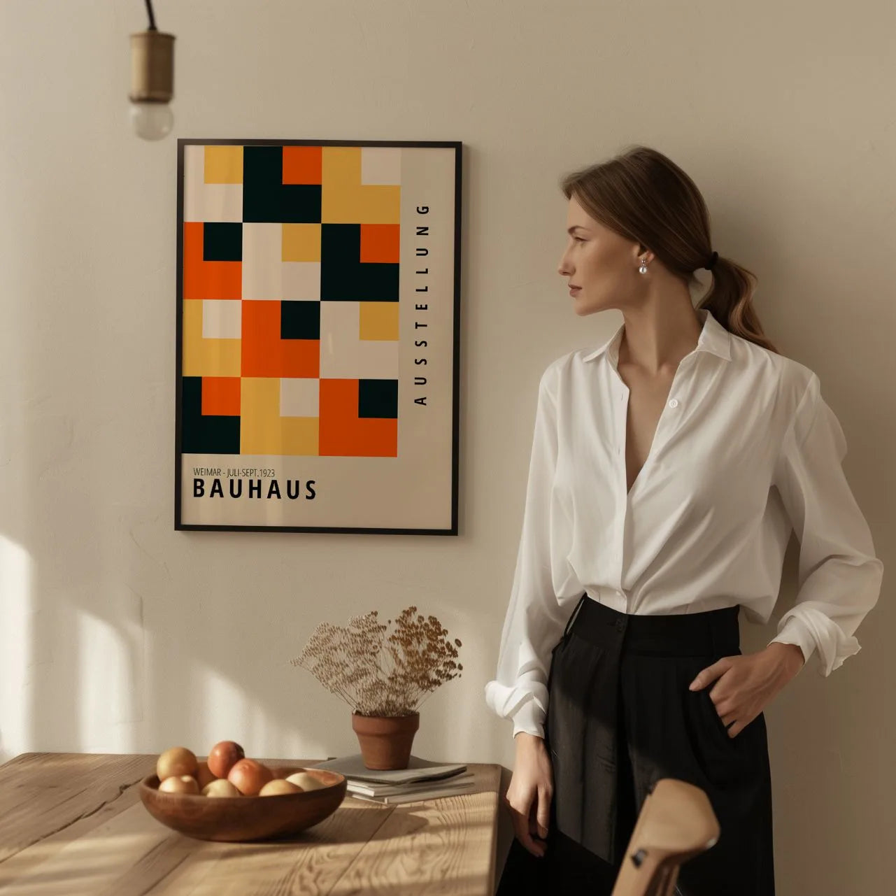 Bauhaus Mosaico Color Póster