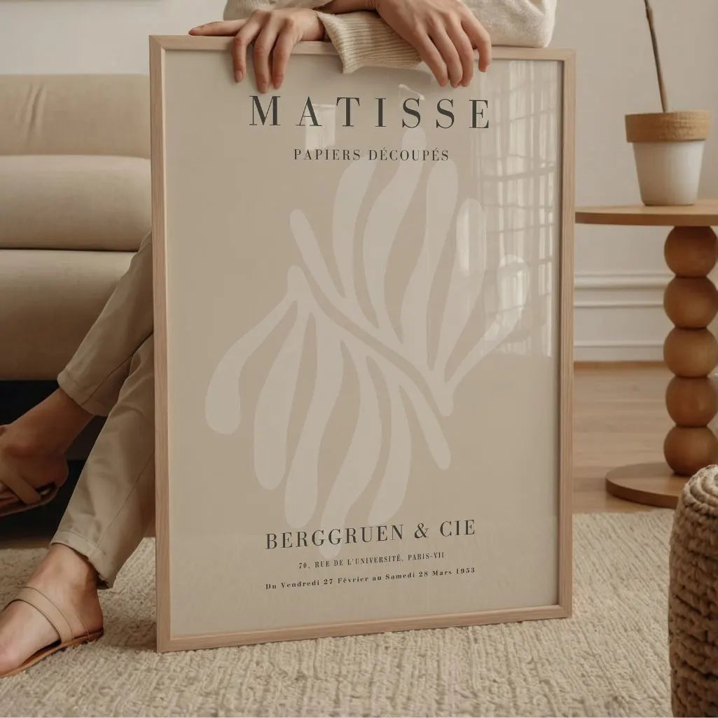Matisse Beige Ligero Póster
