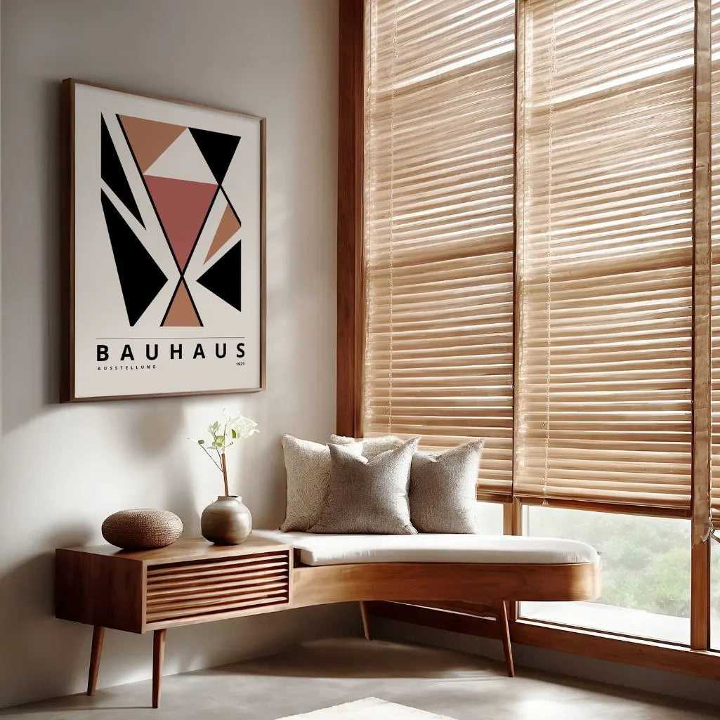 Bauhaus Terracota Firme Póster