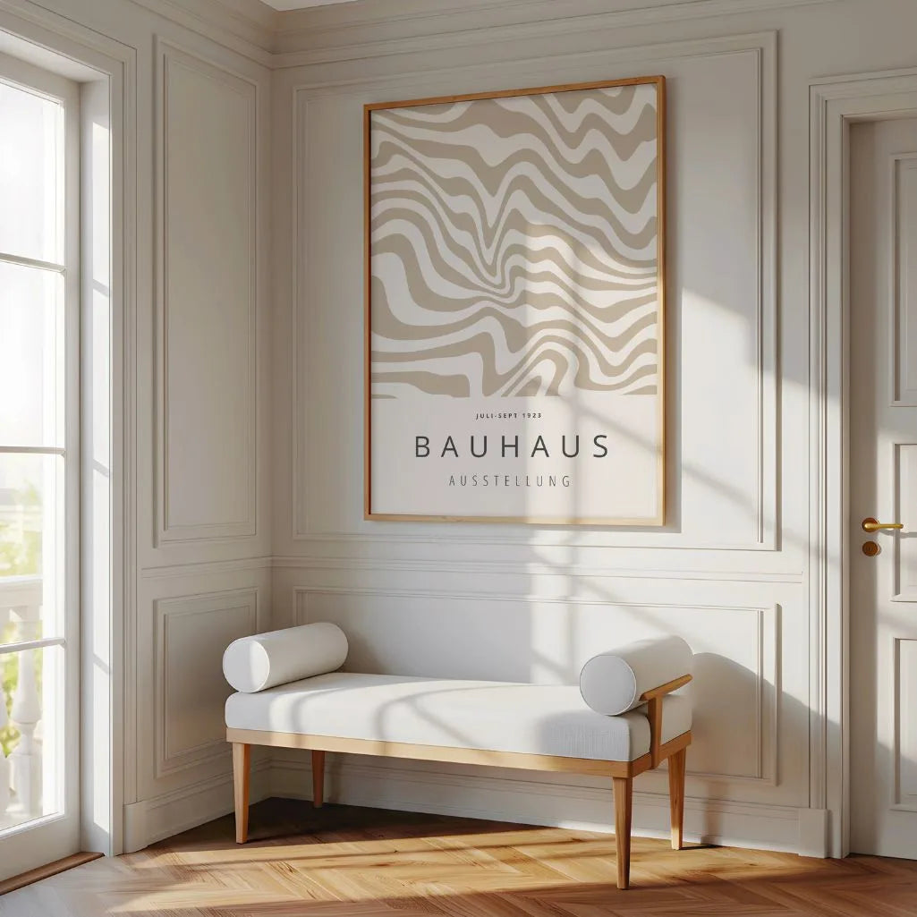 Bauhaus Ondas Suaves Póster