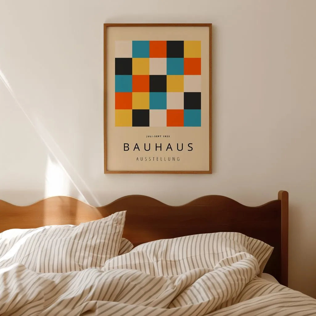 Bauhaus Bloques Color Póster