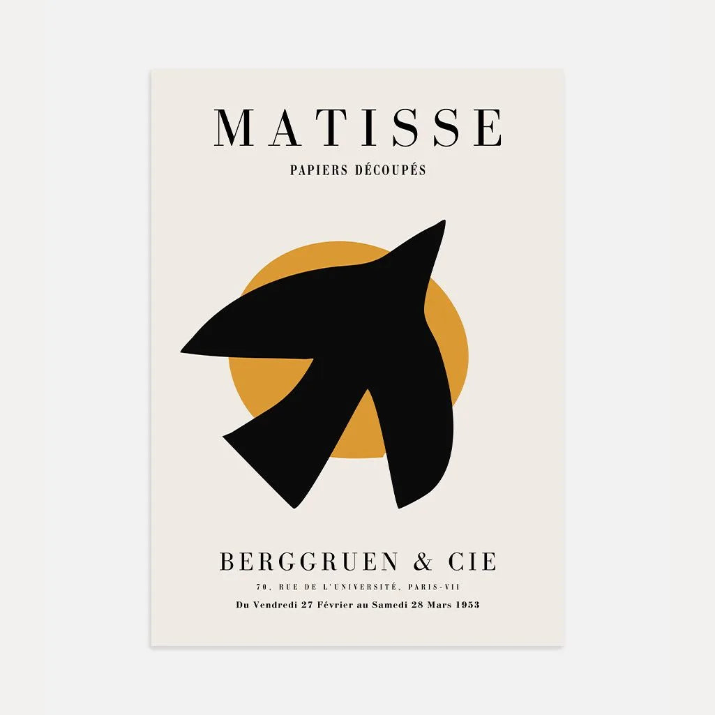 Póster Matisse Ave Abstracta
