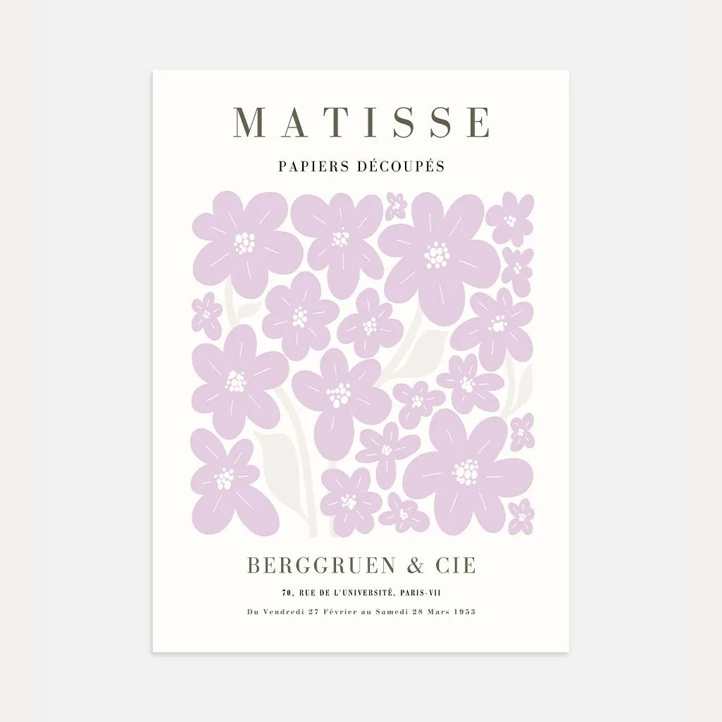 Matisse Lila Suave Póster