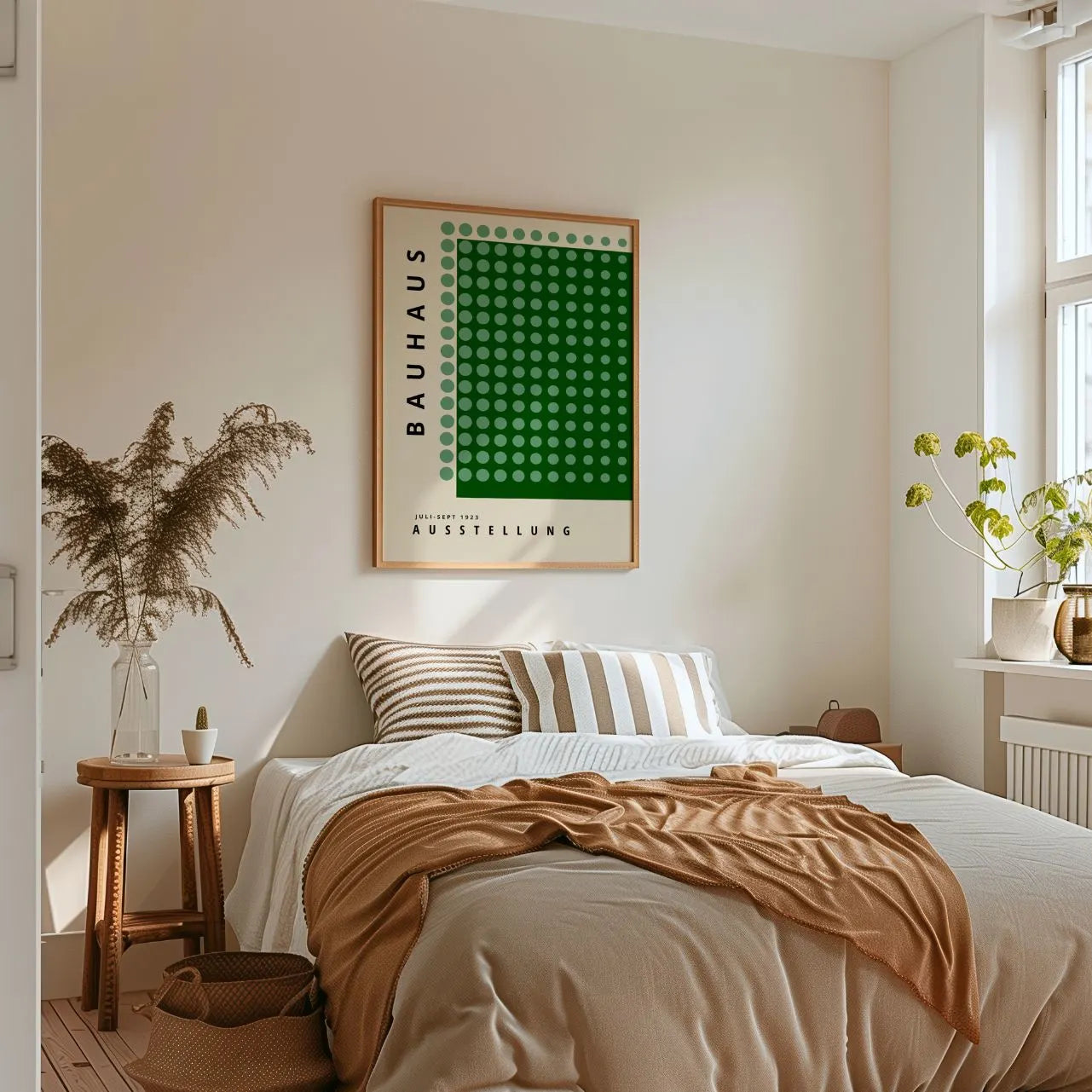 Bauhaus Verde Sereno Póster