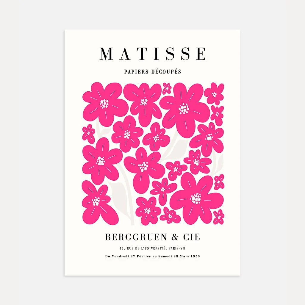 Henri Matisse Flores Alegres Póster
