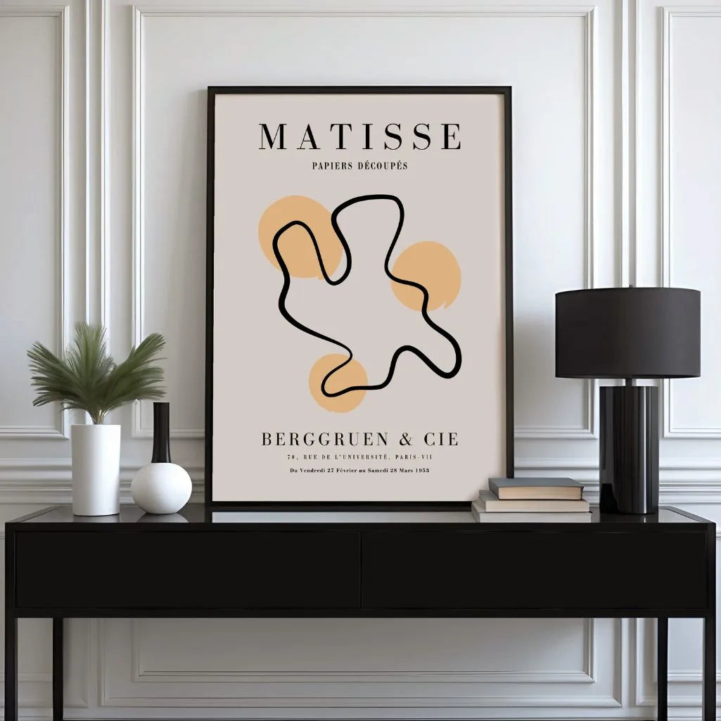 Póster Matisse Línea Abstracta