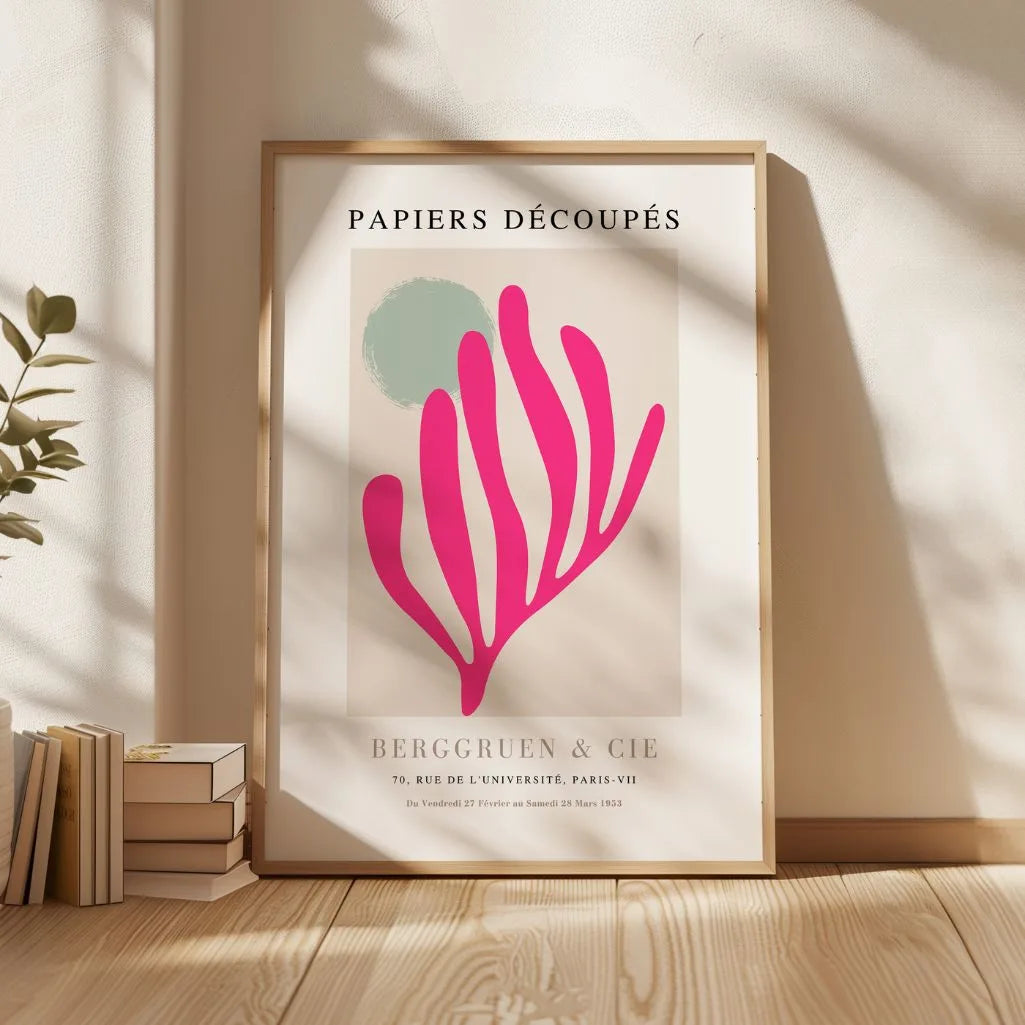 Matisse Fucsia Beige Póster