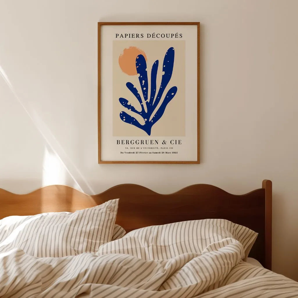 Matisse Azul Profundo Póster