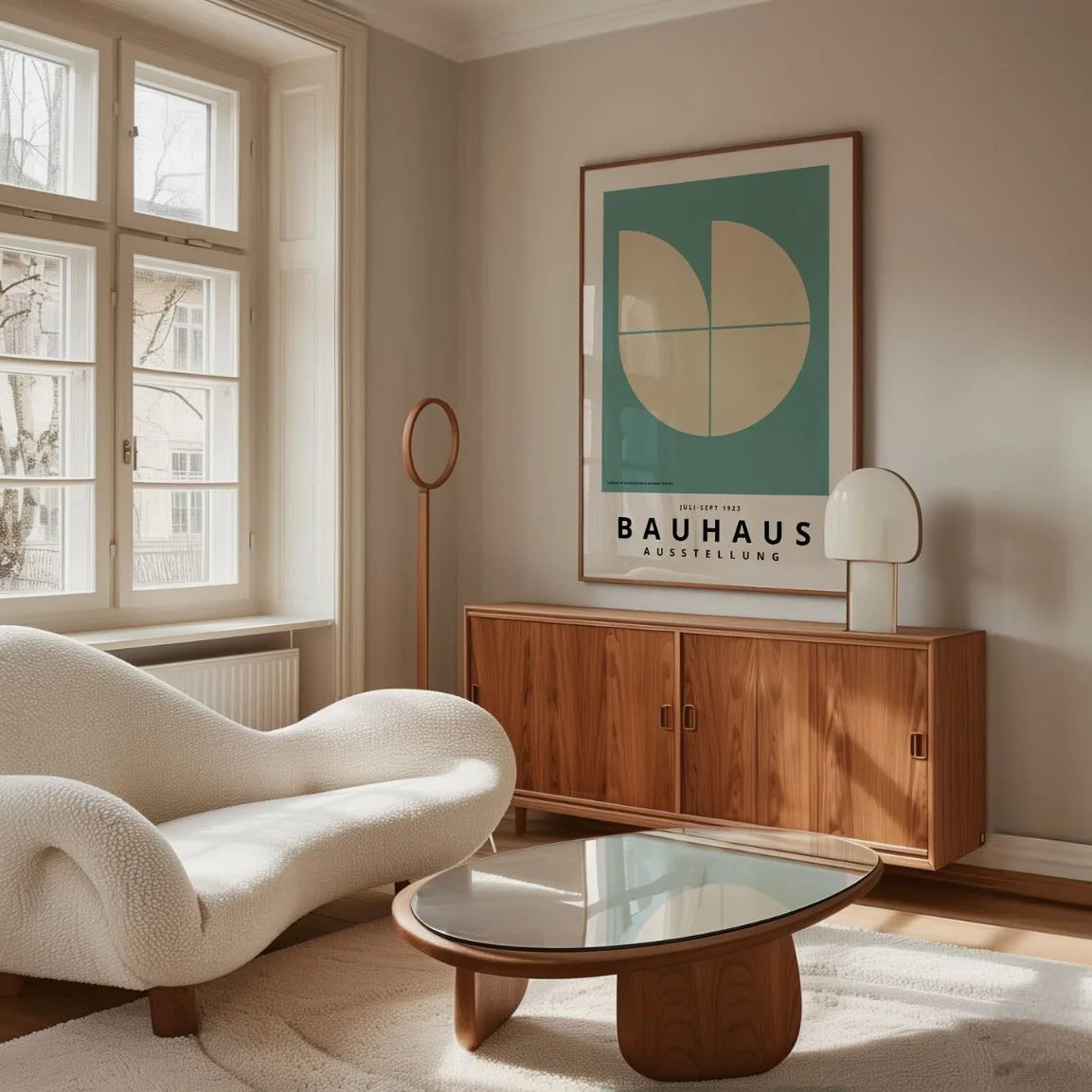 Póster Bauhaus Verde Claro