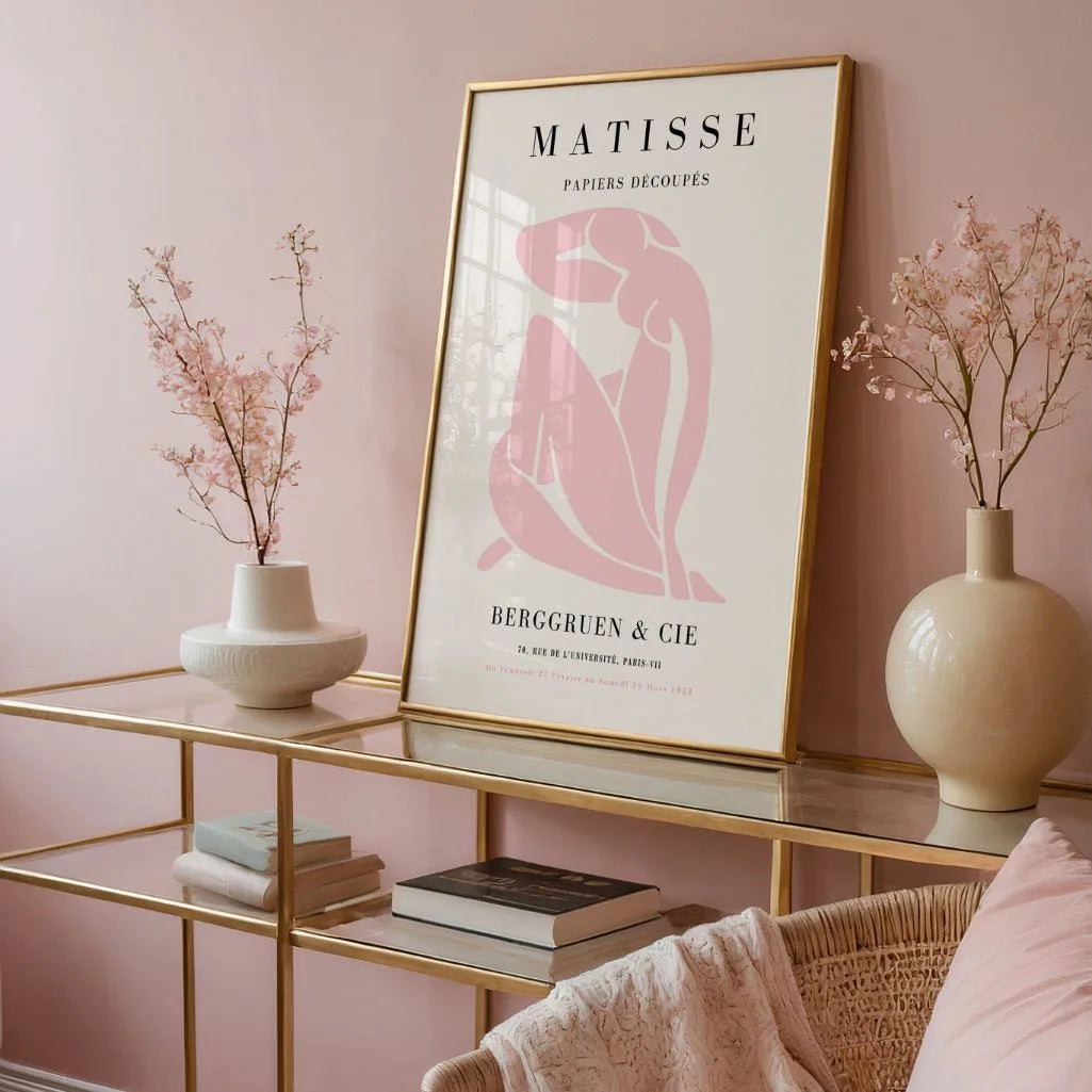 Henri Matisse Nu Bleu Edición Rosa Póster