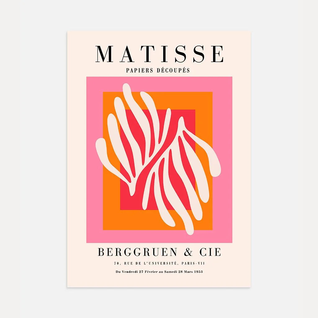 Matisse Coral Vivo Póster