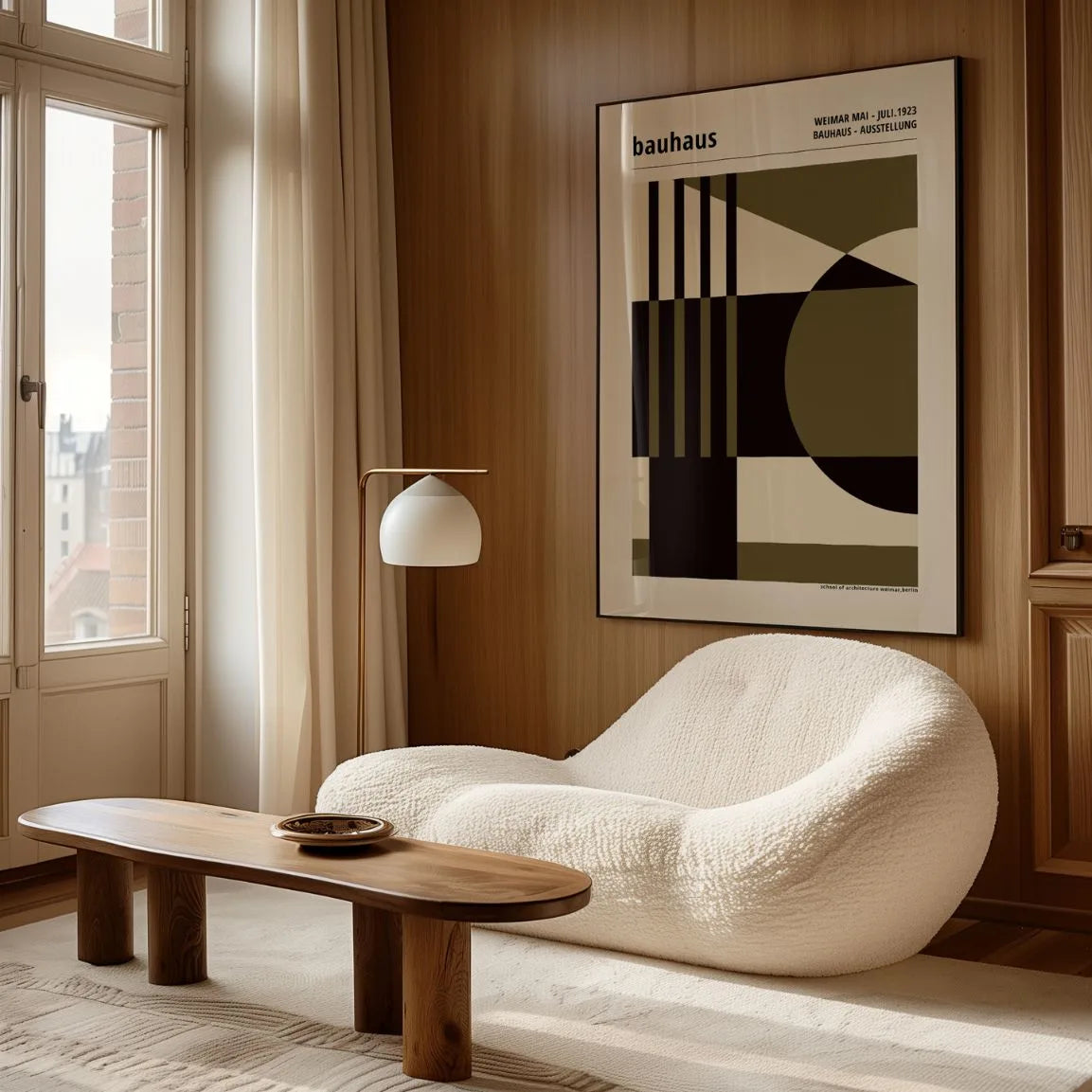 Bauhaus Forma Arquitectónica Póster