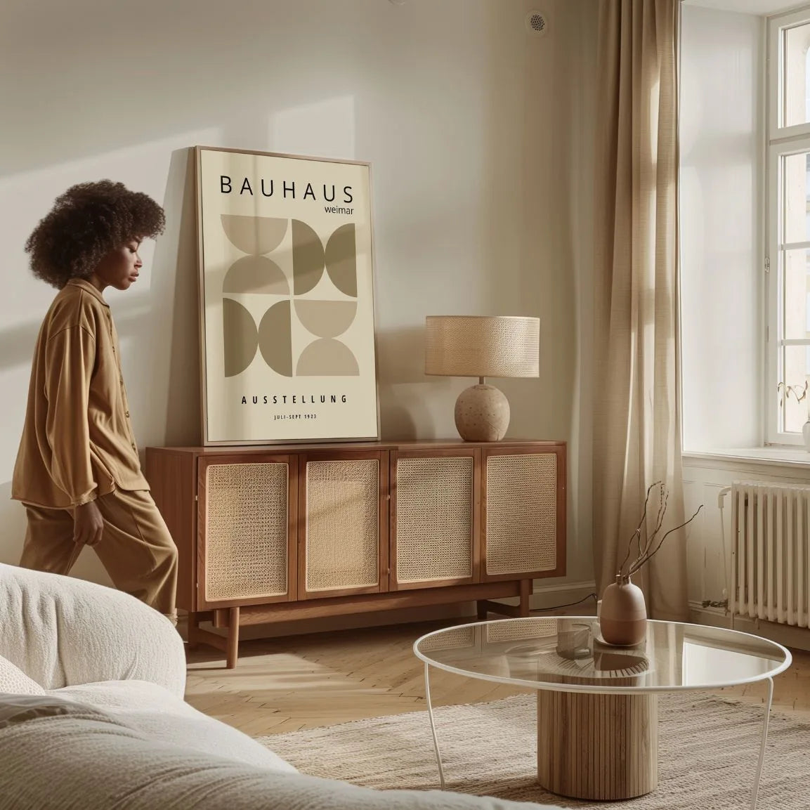 Póster Bauhaus Reloj de Arena