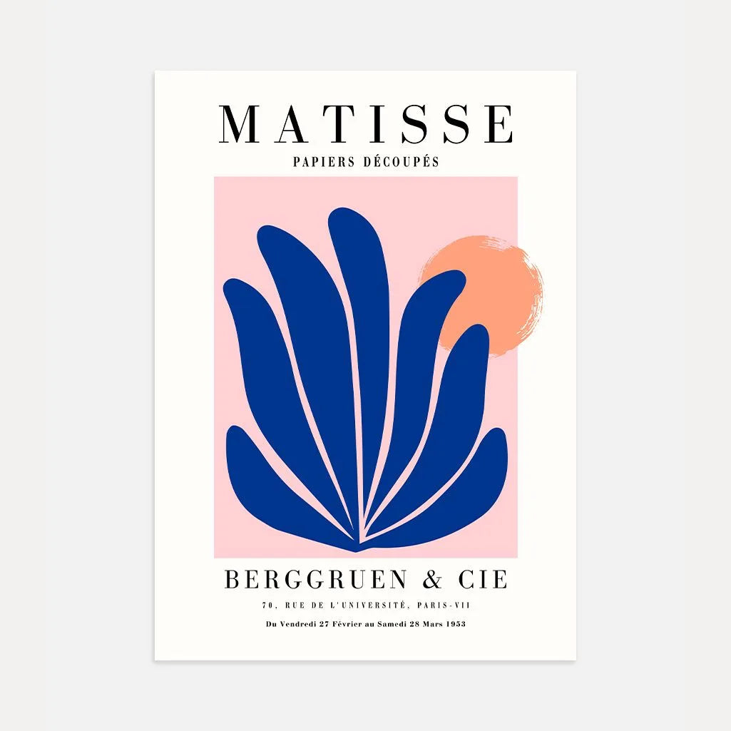 Matisse Azul Rosa Póster