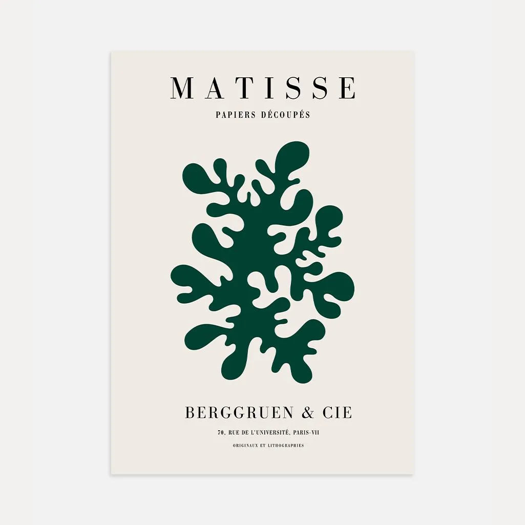 Matisse Verde Profundo Póster