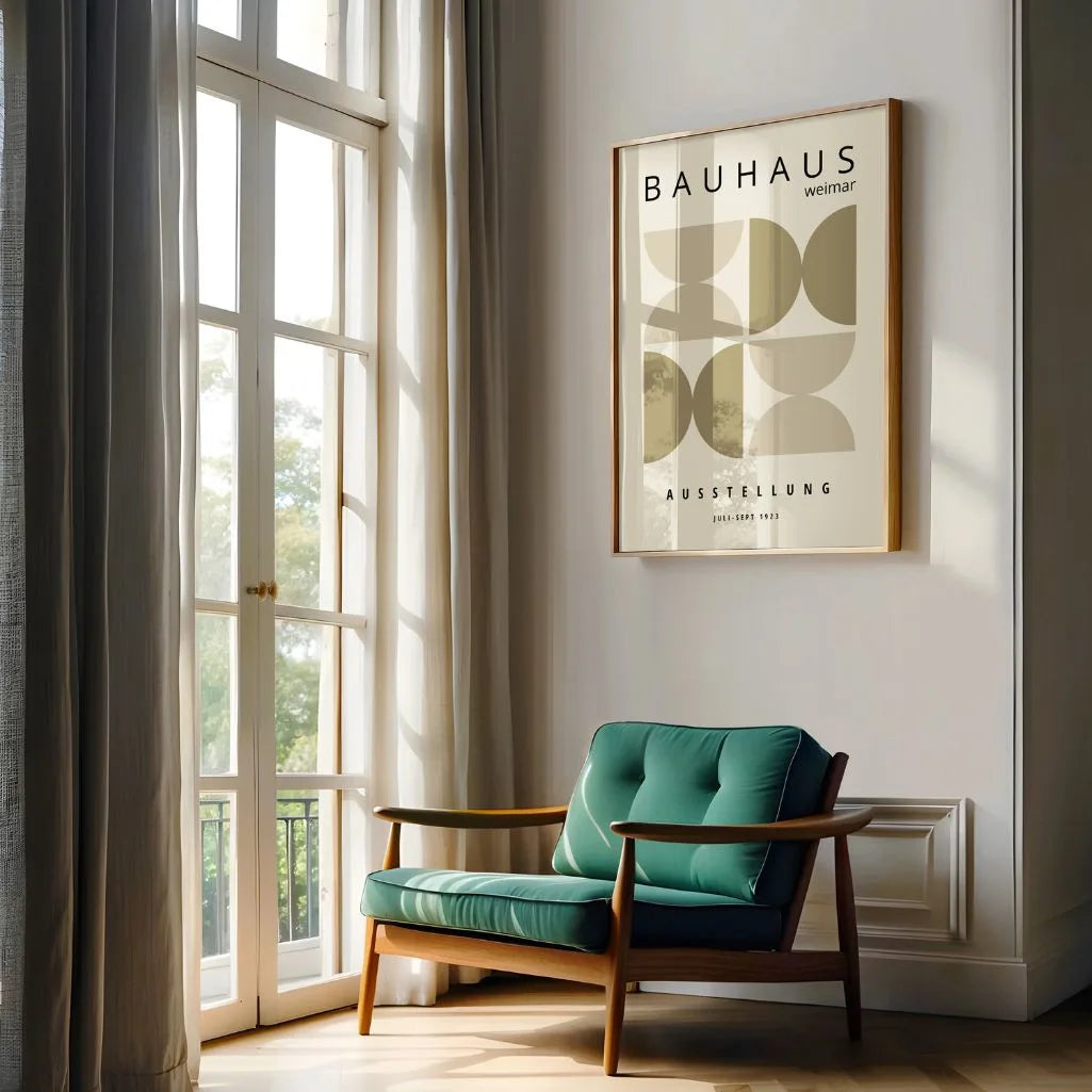 Póster Bauhaus Reloj de Arena