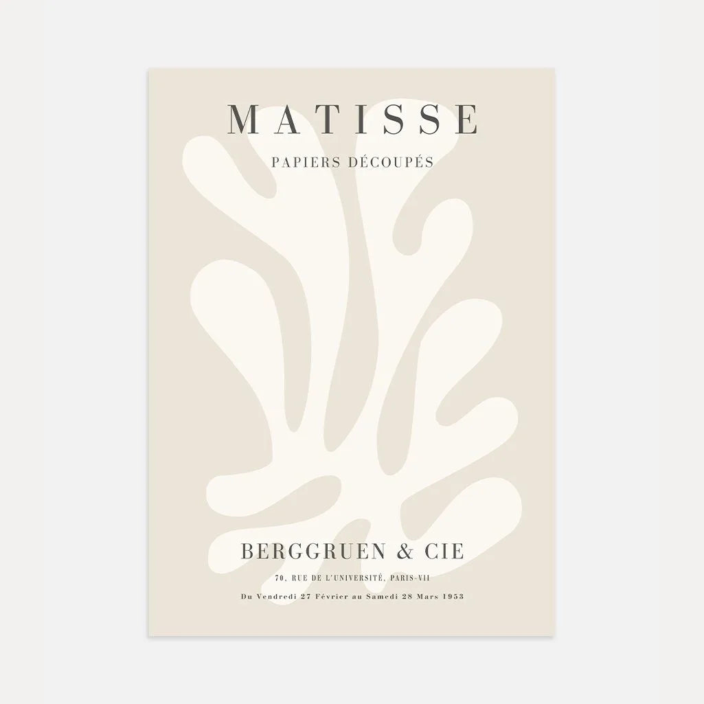 Matisse Beige Sereno Póster