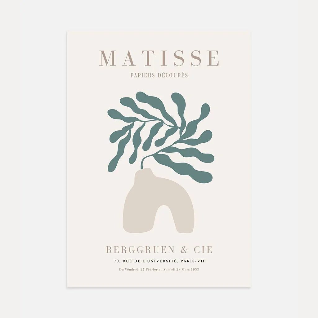 Henri Matisse Jarrón Botánico Póster