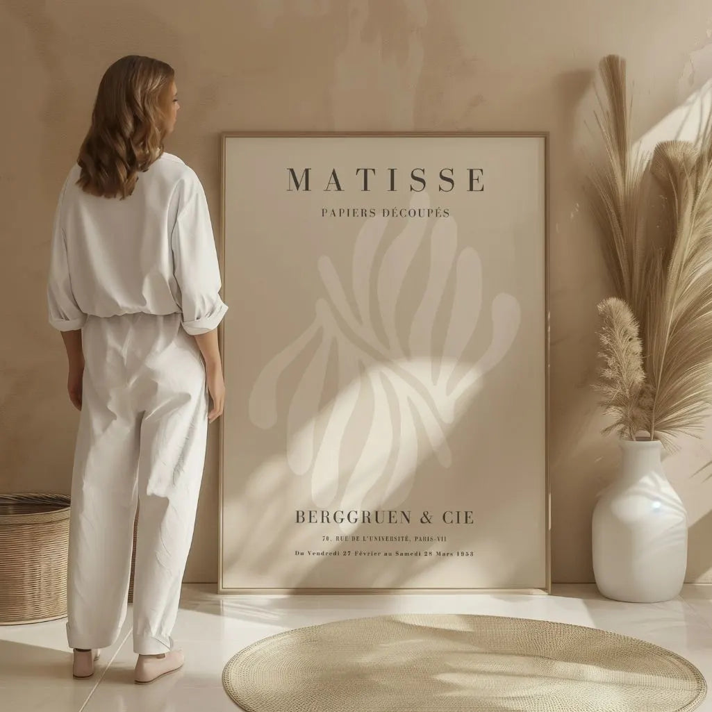 Matisse Beige Ligero Póster