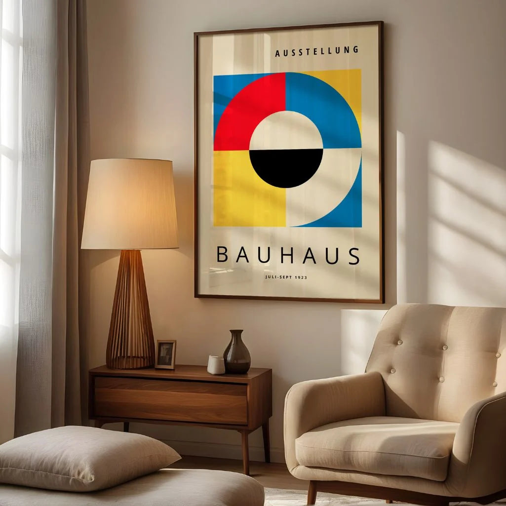 Póster Bauhaus Círculo Central