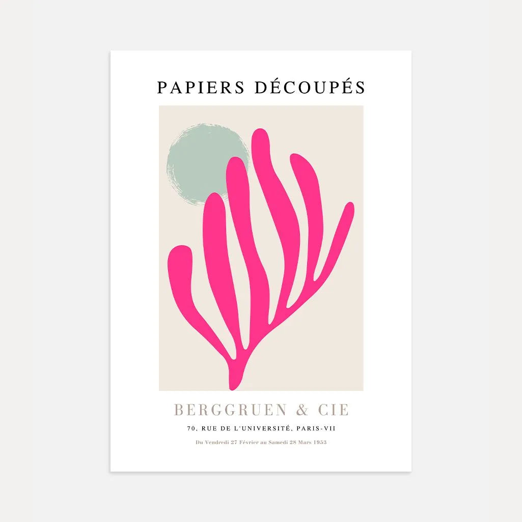 Matisse Fucsia Beige Póster