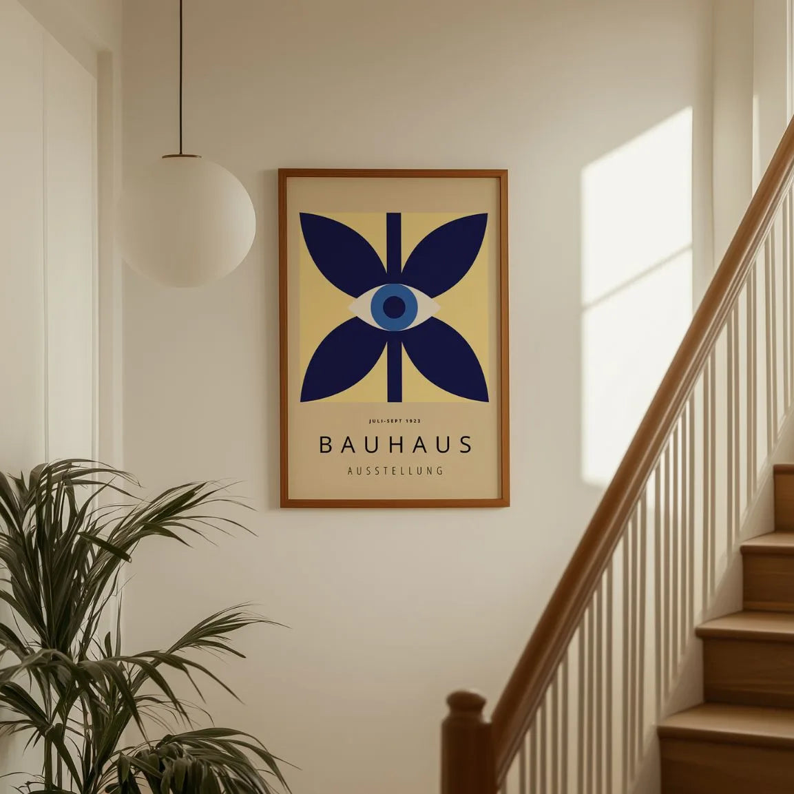 Bauhaus Ojo Azul Póster
