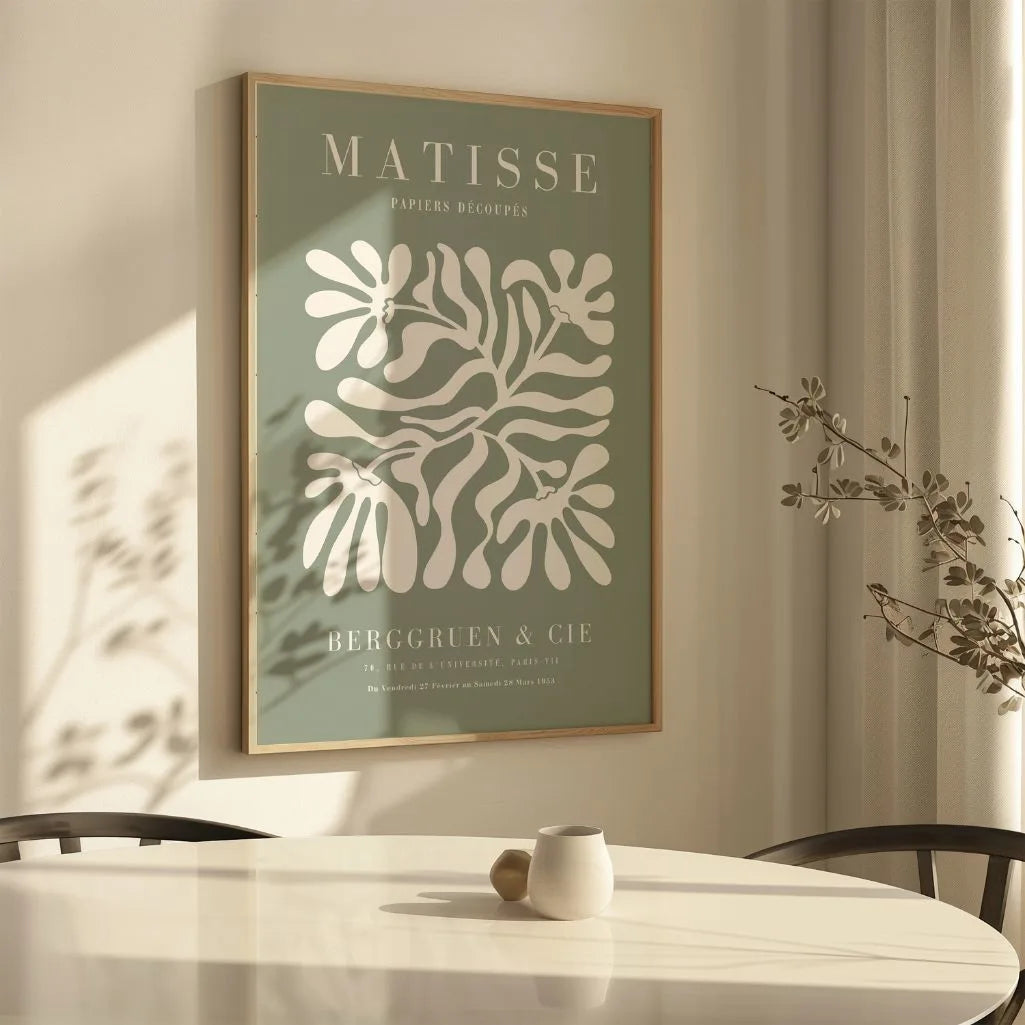 Matisse Verde Salvia Póster