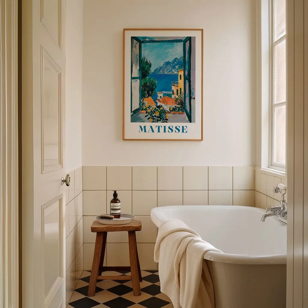 Matisse Ventana Amalfi Póster