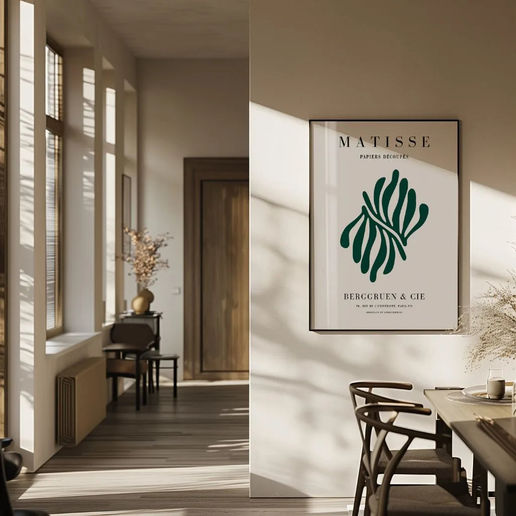 Matisse Verde Botella Póster