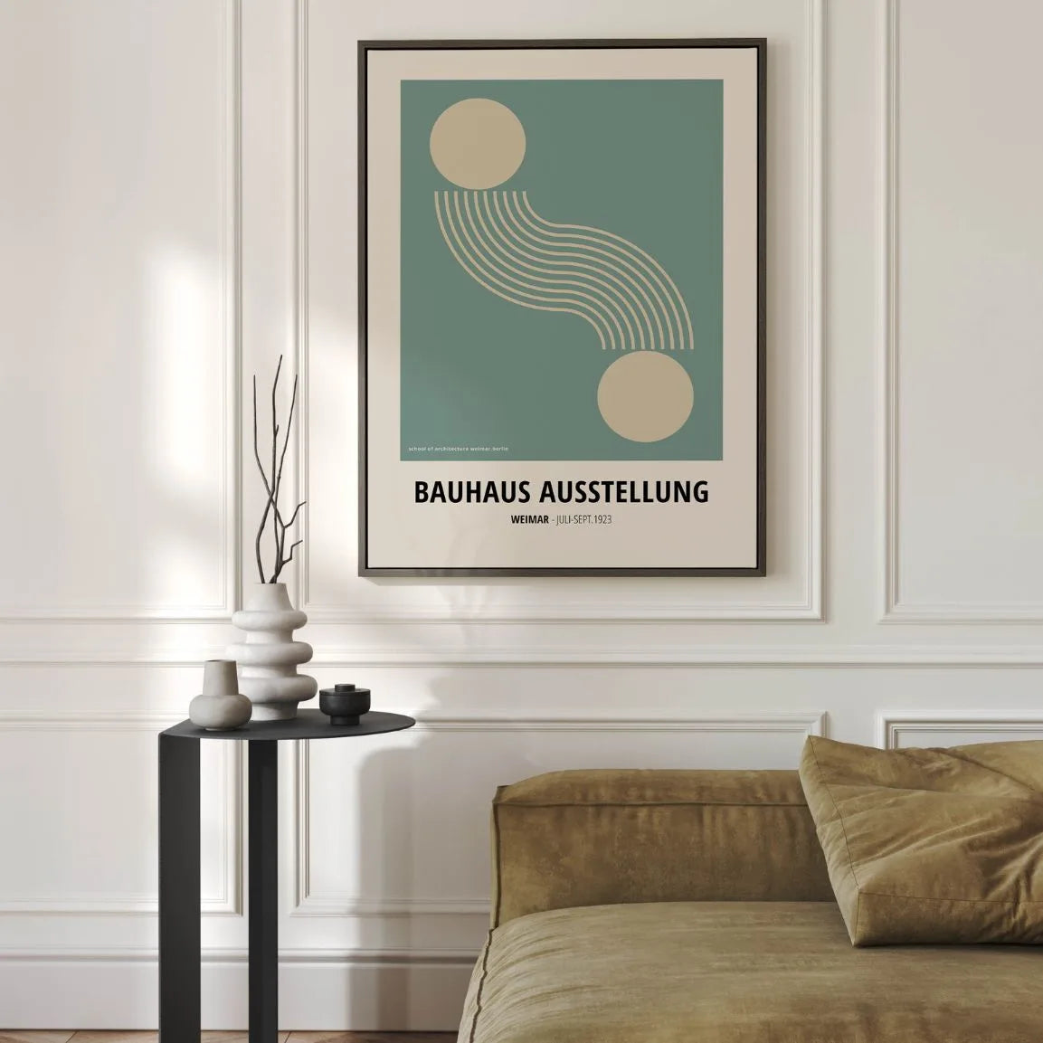Bauhaus Movimiento Geométrico Póster