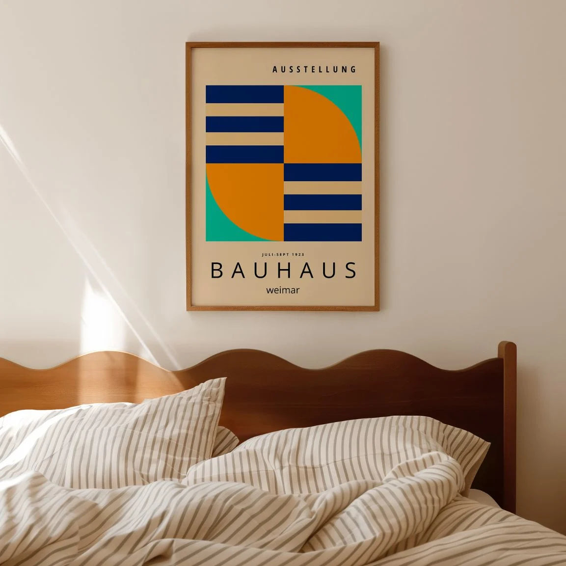 Póster Bauhaus Turbina Geométrica